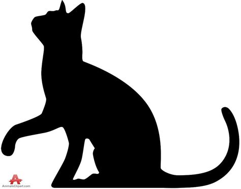 free cat silhouette clip art.
